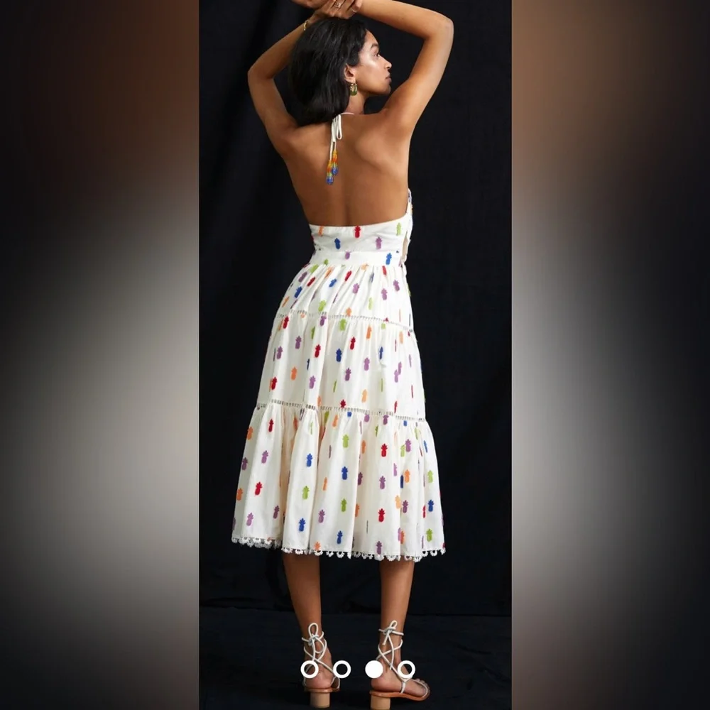 Farm Rio Pineapple Mini Dress - Picture 2 of 5